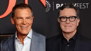 Josh Brolin bietet Stephen Colbert einen Job nach der Leitung an
